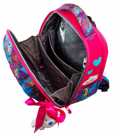 Школьный ранец DeLune Full-set 7mini-015 + мешок + жесткий пенал + спортивная сумка + фартук для труда + мишка - Фото 4
