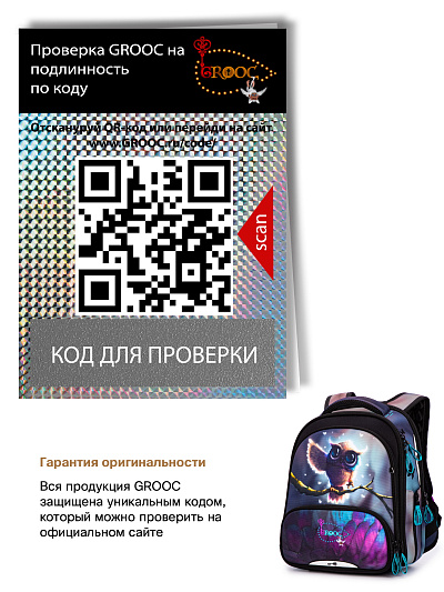 Ранец GROOC 9-136 + пенал + мешок + сумка-пенал - Фото 24