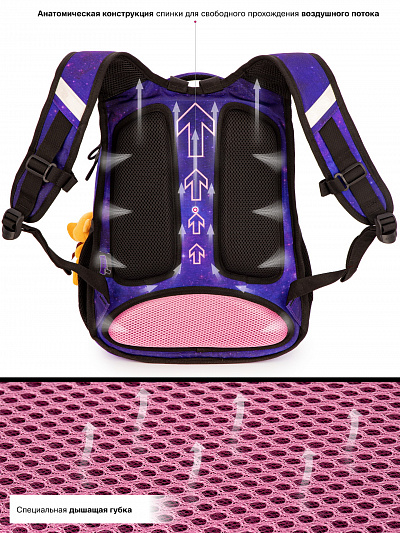 Школьный рюкзак с пеналом и мешком SkyName Full R3-259 - Фото 13