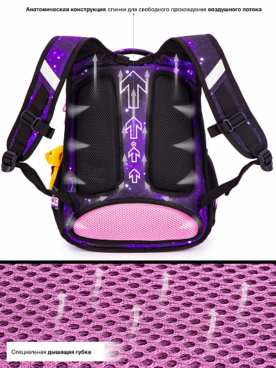 Школьный рюкзак с пеналом и мешком SkyName Full R3-260 - Фото 13