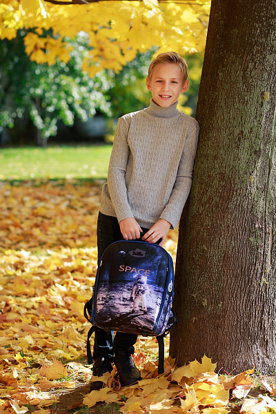 Школьный ранец DeLune Full-set 7mini-019 + мешок + жесткий пенал + спортивная сумка + фартук для труда + часы - Фото 13