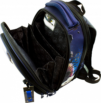 Школьный ранец DeLune 9-126 + мешок + жесткий пенал + часы - Фото 3
