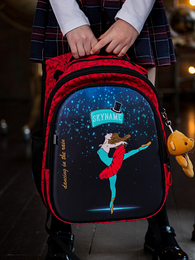 Школьный рюкзак с пеналом и мешком SkyName Full R1-039 - Фото 3