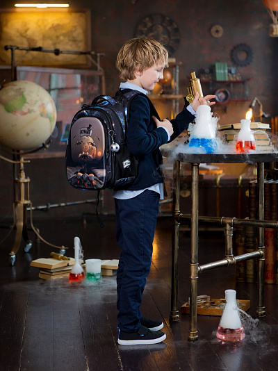 Школьный рюкзак с пеналом и мешком SkyName Full R1-032 - Фото 4