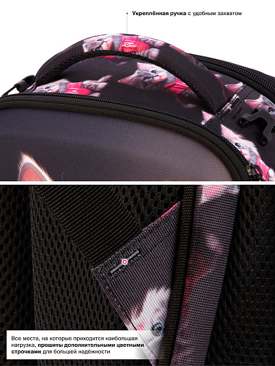 Рюкзак SkyName R8-030 + брелок мишка + мешок - Фото 12