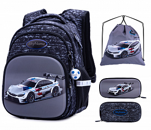 Школьный рюкзак с пеналом и мешком SkyName Full R3-235