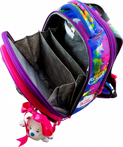 Школьный ранец DeLune 9-125 + мешок + жесткий пенал + мишка + ленточка - Фото 3