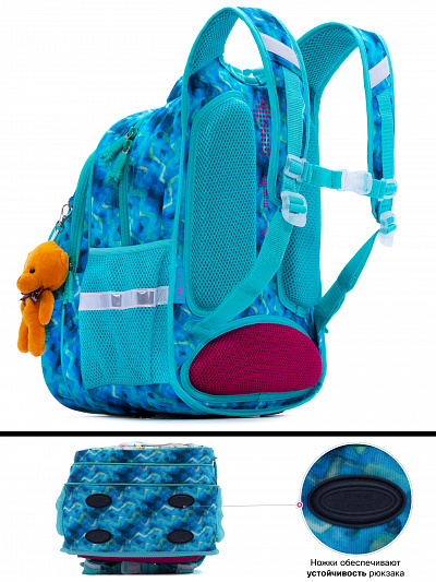 Школьный рюкзак с пеналом и мешком SkyName Full R3-228 - Фото 6
