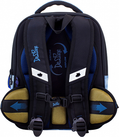 Школьный ранец DeLune Full-set 7mini-020 + мешок + жесткий пенал + спортивная сумка + фартук для труда + часы - Фото 5