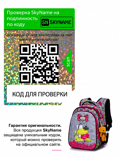 Школьный ранец с пеналом и мешком SkyName Full R1-022 - Фото 7