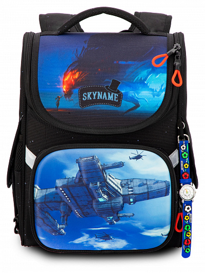 Школьный ранец с пеналом и мешком SkyName Full 2090 - Фото 11