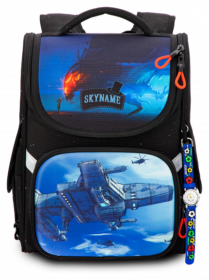 Школьный ранец с пеналом и мешком SkyName Full 2090