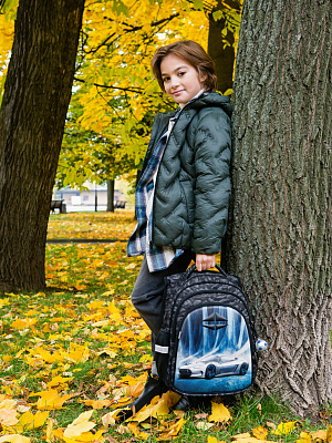 Школьный ранец с пеналом и мешком SkyName Full R2-187