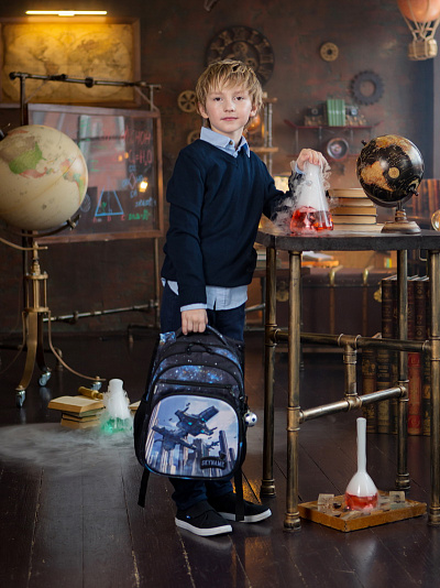 Школьный рюкзак с пеналом и мешком SkyName Full R3-252 - Фото 2