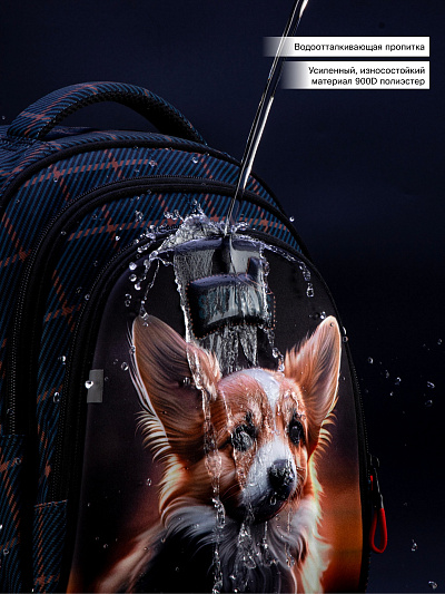 Рюкзак SkyName R2-204 + брелок мишка - Фото 12