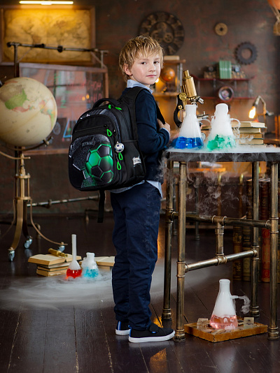 Школьный рюкзак с пеналом и мешком SkyName Full R3-254 - Фото 5
