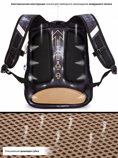Школьный рюкзак с пеналом и мешком SkyName Full R3-255 - Фото 12