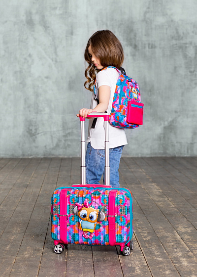 Детский чемодан DeLune "Lune-001" + рюкзак - Фото 10