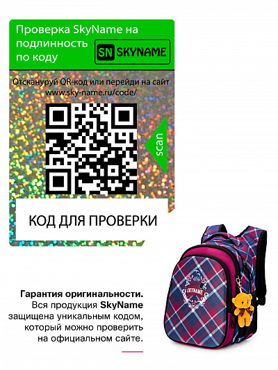 Школьный рюкзак с пеналом и мешком SkyName Full R1-038 - Фото 20