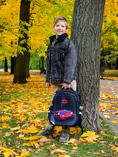 Школьный ранец с пеналом и мешком SkyName Full R1-028 - Фото 3