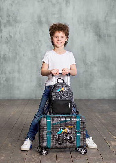 Детский чемодан DeLune "Lune-003" + рюкзак - Фото 9