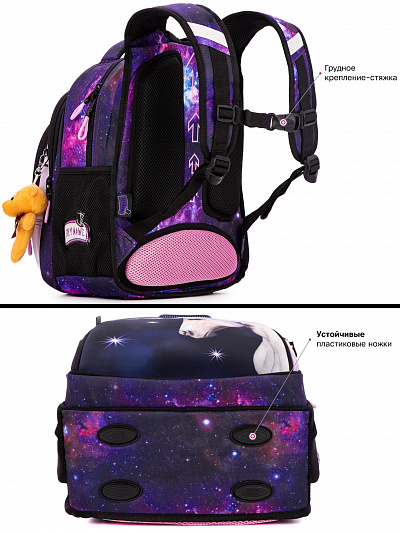 Школьный рюкзак с пеналом и мешком SkyName Full R2-199 - Фото 12