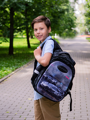 Школьный рюкзак с пеналом и мешком SkyName Full R-016