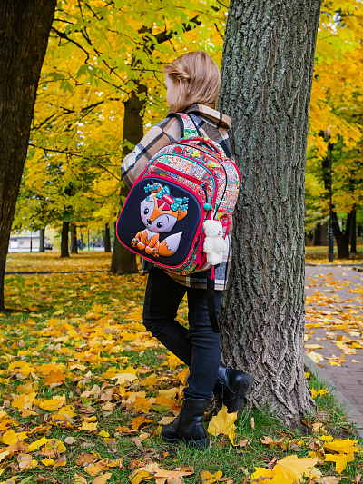 Школьный ранец с пеналом и мешком SkyName Full 7013 - Фото 4