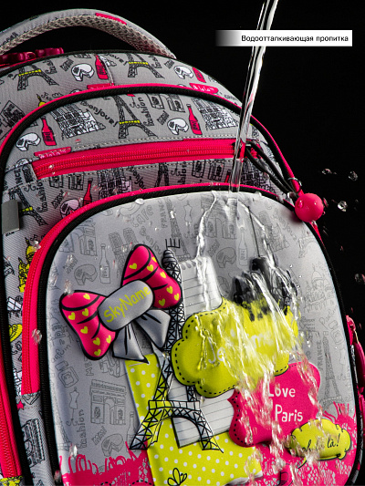 Школьный ранец с пеналом и мешком SkyName Full 7016 - Фото 15