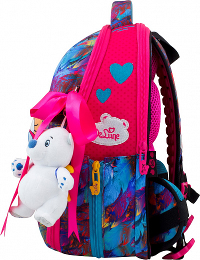 Школьный ранец DeLune Full-set 7mini-015 + мешок + жесткий пенал + спортивная сумка + фартук для труда + мишка - Фото 3
