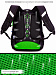 Школьный рюкзак с пеналом и мешком SkyName Full R3-254