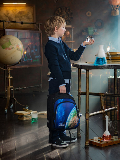 Школьный рюкзак с пеналом и мешком SkyName Full R2-195 - Фото 5