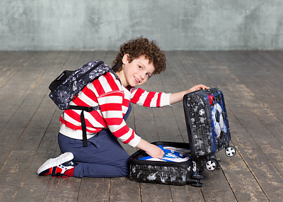 Детский чемодан DeLune "Lune-004" + рюкзак - Фото 13