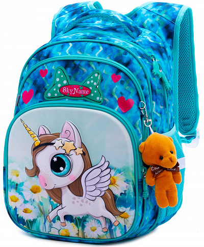 Школьный рюкзак с пеналом и мешком SkyName Full R3-228 - Фото 4