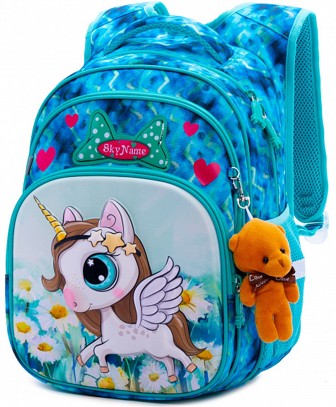 Школьный рюкзак с пеналом и мешком SkyName Full R3-228