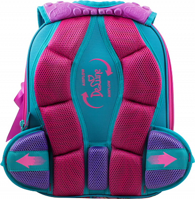 Школьный ранец DeLune Full-set 9-122 + мешок + жесткий пенал + спортивная сумка + фартук для труда + мишка  - Фото 6