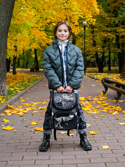 Школьный ранец с пеналом и мешком SkyName Full 2082 - Фото 14