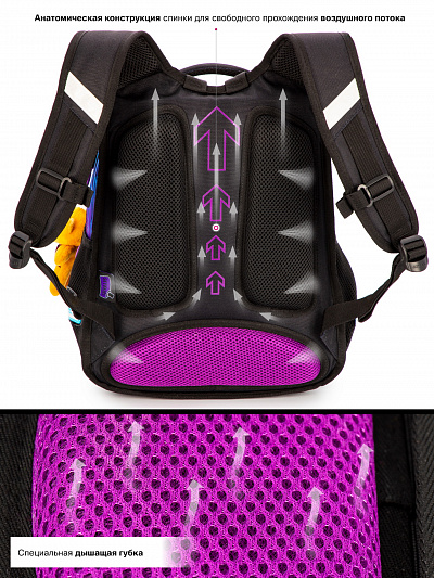 Школьный рюкзак с пеналом и мешком SkyName Full R1-035 - Фото 13
