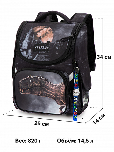 Школьный ранец с пеналом и мешком SkyName Full 2089 - Фото 14