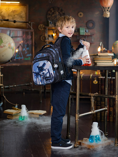 Школьный рюкзак с пеналом и мешком SkyName Full R3-252 - Фото 5