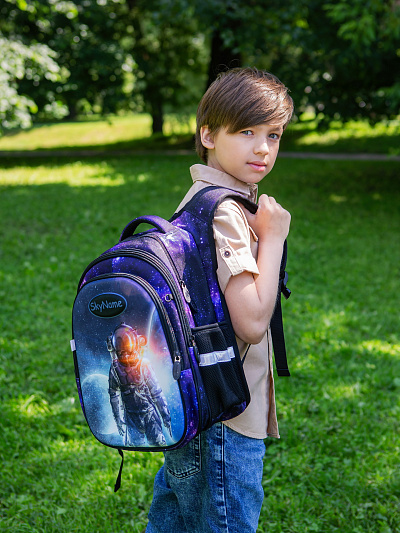 Школьный рюкзак с пеналом и мешком SkyName Full R1-018 - Фото 2