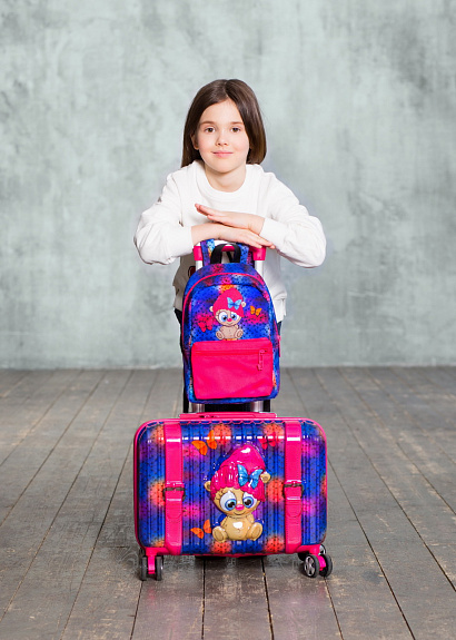 Детский чемодан DeLune "Lune-002" + рюкзак