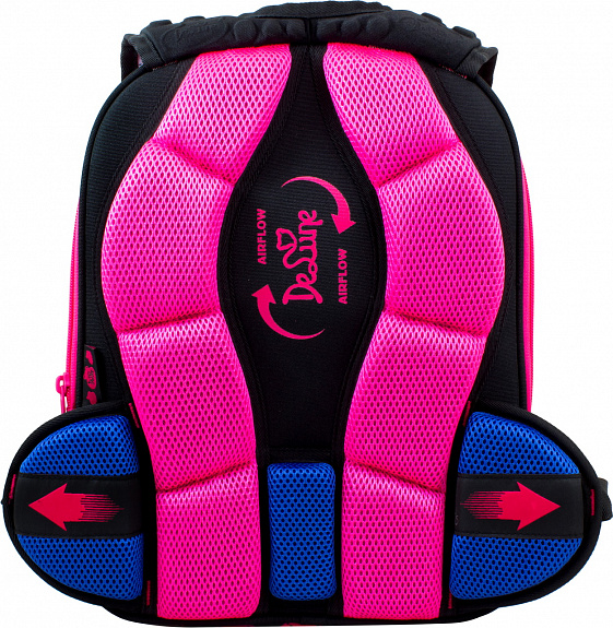 Школьный ранец DeLune Full-set 9-124 + мешок + жесткий пенал + спортивная сумка + фартук для труда + мишка 