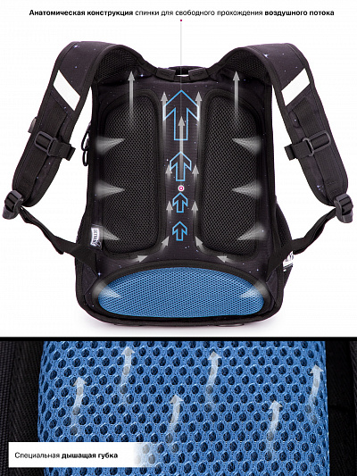 Школьный рюкзак с пеналом и мешком SkyName Full R2-201 - Фото 12
