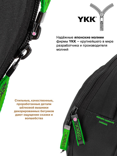 Рюкзак GROOC 14-061 + мешок + сумка-пенал - Фото 13