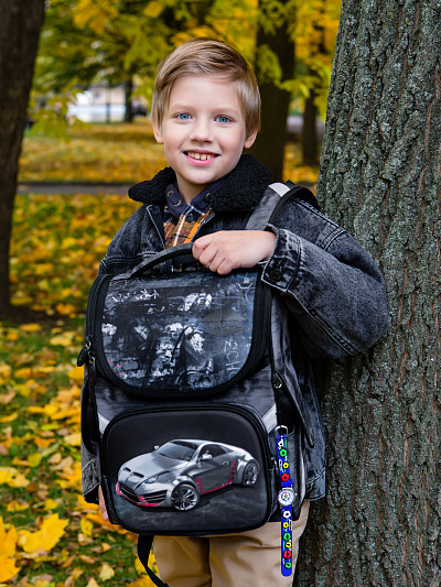 Школьный ранец с пеналом и мешком SkyName Full 2086 - Фото 15