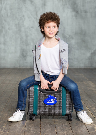 Детский чемодан DeLune "Lune-003" + рюкзак - Фото 11