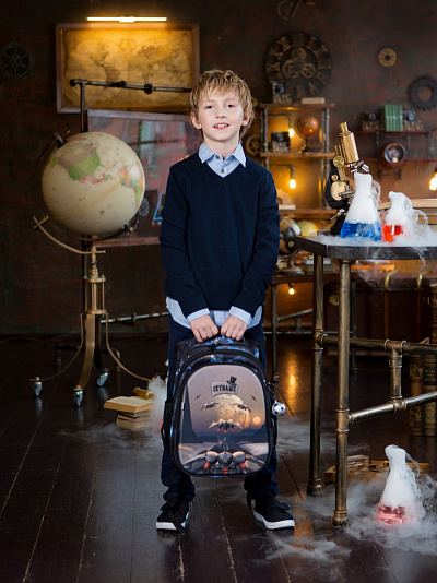 Школьный рюкзак с пеналом и мешком SkyName Full R1-032 - Фото 2