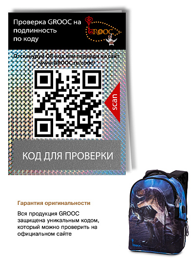 Рюкзак GROOC 14-062 + мешок + сумка-пенал - Фото 21