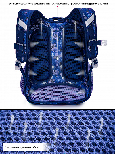 Школьный ранец с пеналом и мешком SkyName Full R2-185 - Фото 9